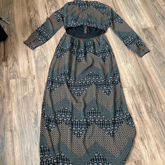 Le Kate maxi dress slit skirt cut out back size Large - Picture 8 of 12